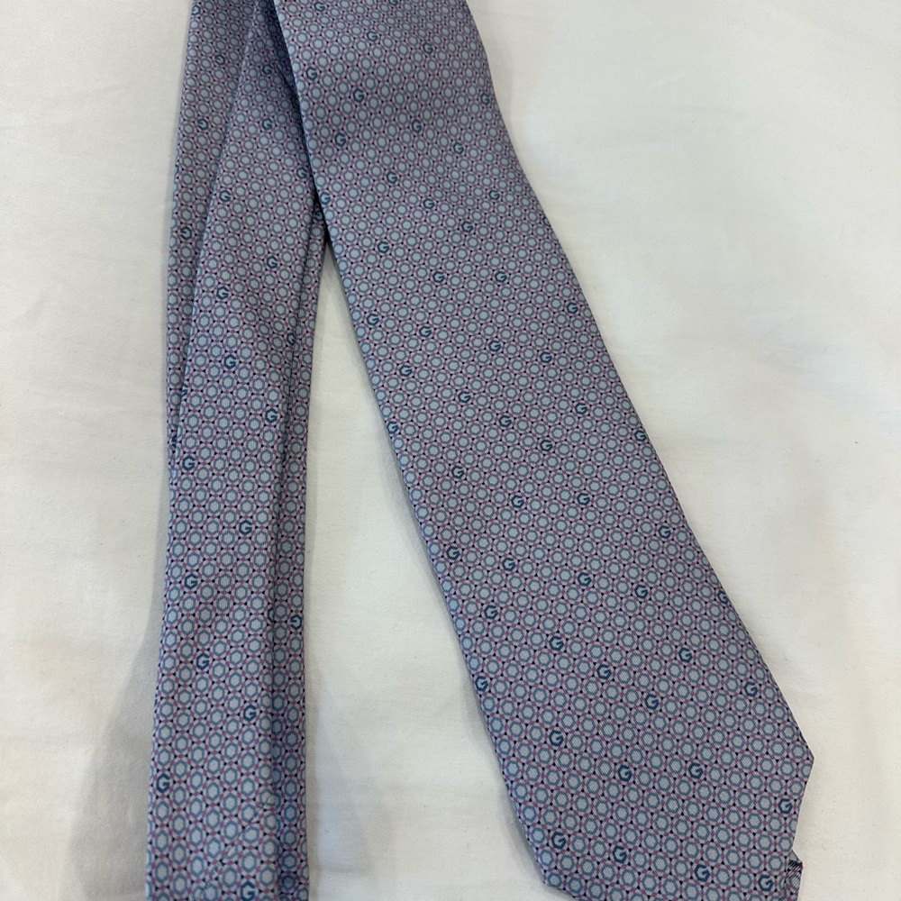 Gucci Gray and Blue Silk Ties Collection